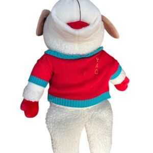 Vintage Lamp Chop Jumbo 25” Plush Sheep Lamb Shari Lewis With FAO Sweater T92